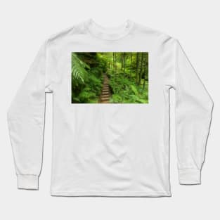 Pathway of ferns Long Sleeve T-Shirt